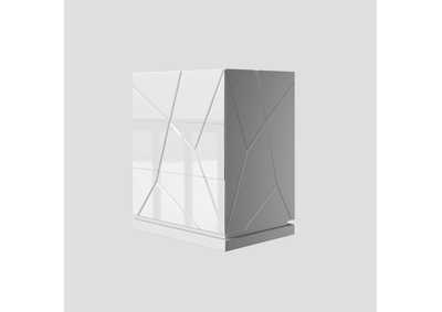 Image for Kiu 3 Drawers High Nightstand