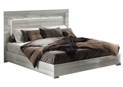 Image for Carrara Bed Queen Grey