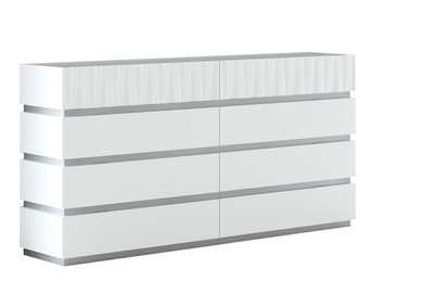 Image for Marina White Double Dresser