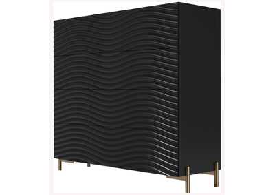 Image for Wave Single Dresser Dark Grey