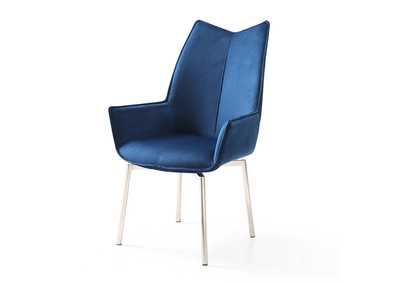 Image for 1218 Swivel Dining Chair Navy Blue