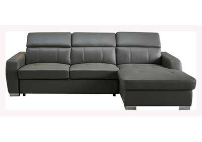 Image for 1822 Grey Sectional with Bed