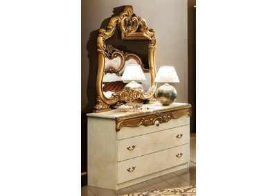 Image for Barocco Single Dresser Ivory - Gold