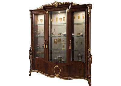 Image for Donatello 3-door China with Glass Back Panel