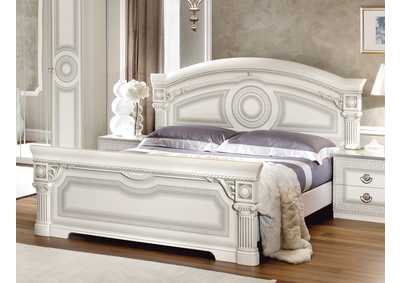 Image for Aida White with Silver King Bed