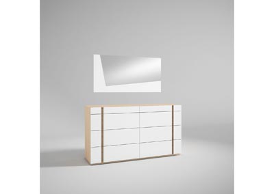 Image for Anna Beige & White Double Dresser