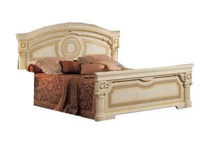 Image for Aida Bed Ivory with Gold SET