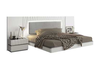 Image for Marina White Bed SET