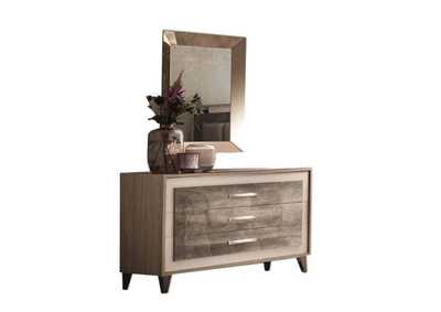 Image for Brown/Wenge/Walnut, Yellow/Gold, Marble  Single Dresser