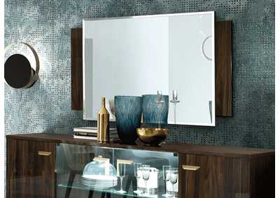 Image for Volare Walnut Mirror for Buffet SET