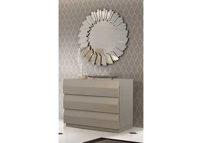 Image for Grey/Silver, Light Beige Adagio Queen Bed W/Storage
