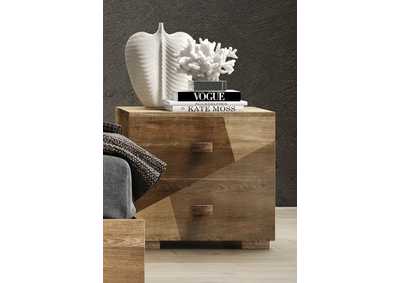 Image for Brown/Wenge/Walnut, Grey/Silver, Light Beige Picasso Nightstand