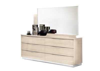 Image for Platinum Legno Double Dresser - Single Dresser - Mirror Ivory SET
