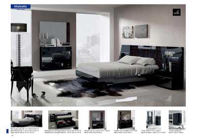 Image for Black Marbella Queen Bed