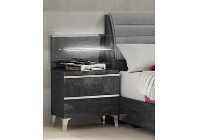 Image for Grey/Silver Elite Nightstand