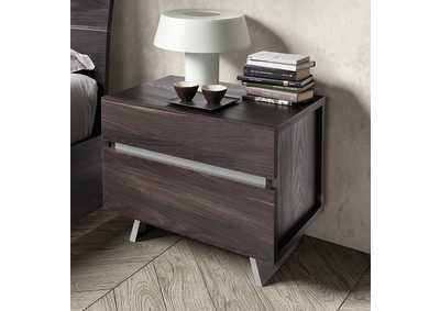 Image for Grey/Silver New Star Nightstand