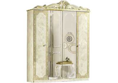 Image for Leonardo 4 Door Wardrobe SET