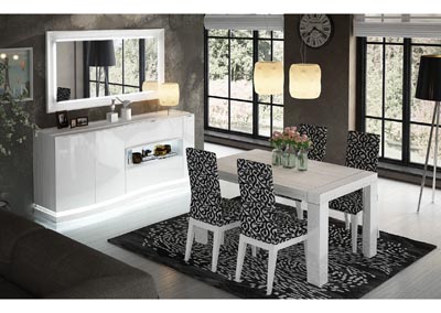 Image for Cordoba Black & White Dining Room Set