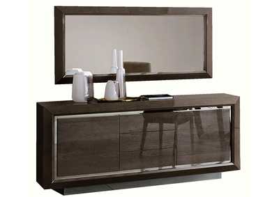 Image for Elite Buffet with Mirror Silver Birch SET