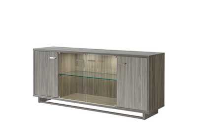 Image for Volare 4 Door Buffet with Mirror Grey SET