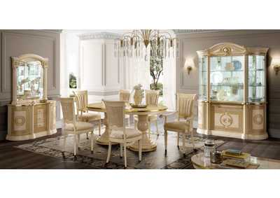 Image for Yellow/Gold, Light Beige 2 Door Aida Buffet With Drawers