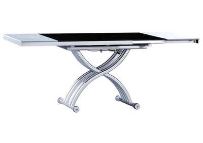 Image for Black, White 2109 Table W/Extension