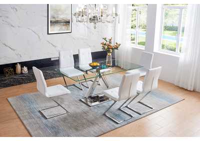 Image for Zig Zag Dining Table with Zig Zag Chairs SET