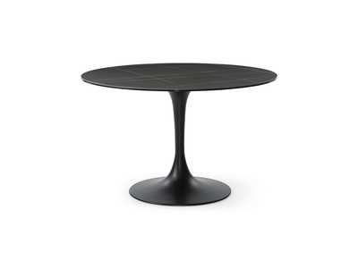 Image for Black, Brown/Wenge/Walnut, Grey/Silver 9088 Ceramic Dining Table Set