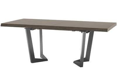 Image for Elite Dining Table Brown Silver Birch SET