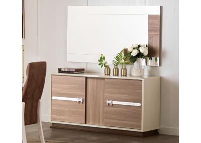 Image for Evolution Beige & Walnut 2 Door Buffet