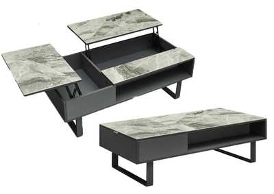 Image for 1388 Coffee Table with Storage Grey SET