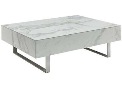 Image for 1497 White Marble Coffee Table SET