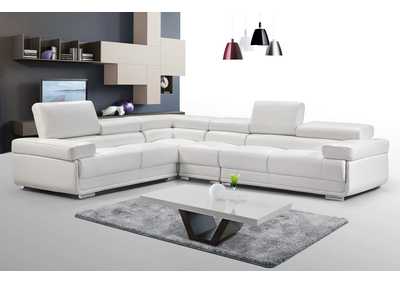 Image for 2119 Sectional White SET