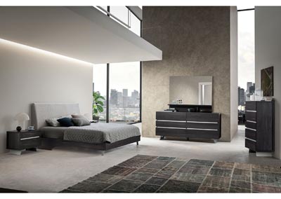 Image for New Star Grey & Silver Queen Bed