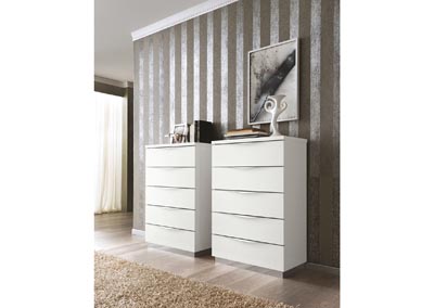 Image for Onda Beige & Walnut Chest