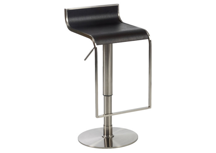 Foretta Adjustable Wenge Bar/Counter Stool,EuroStyle