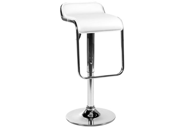 Fuller White Bar/Counter Stool,EuroStyle