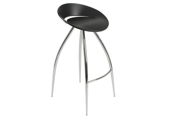 Rufino Black Barstool,EuroStyle