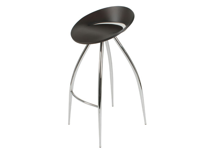 Rufino Wenge Barstool,EuroStyle