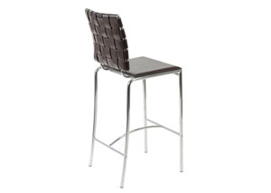 Image for Carlsen Brown Counter Chair - Set of 2