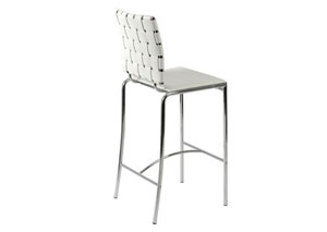 Carlsen White Counter Chair - Set of 2