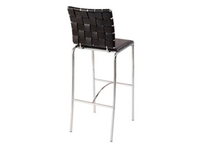 Image for Carlsen Brown Bar Chair - Set of 2