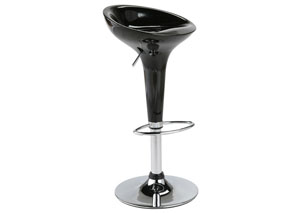 Image for Andrea Black Adjustable Barstool