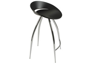 Image for Rufino Black Counter Stool