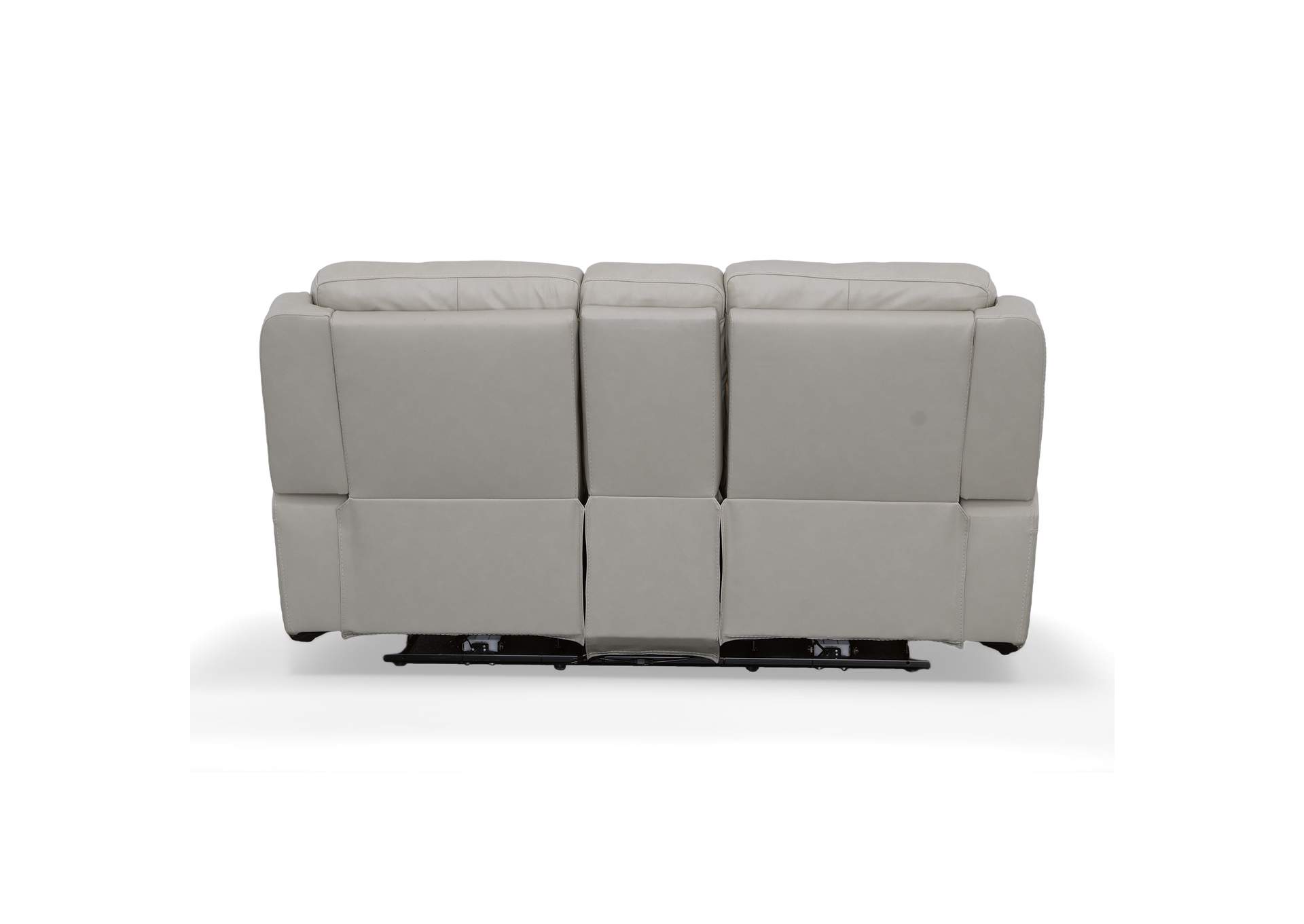 Barnett Power Reclining Loveseat With Console, Power Headrests & Lumbar,Flexsteel