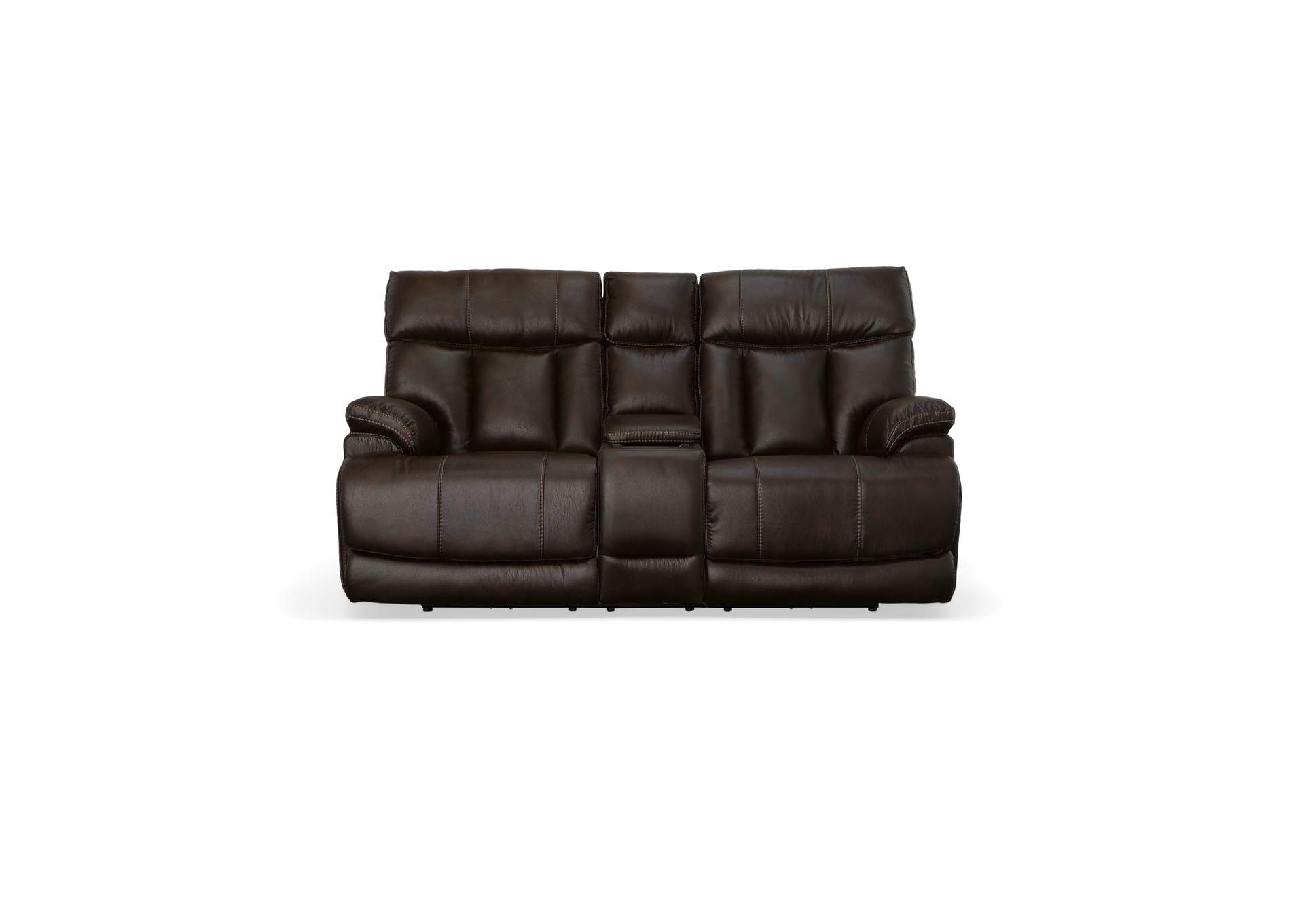 Clive Power Reclining Loveseat With Console, Power Headrests & Lumbar,Flexsteel