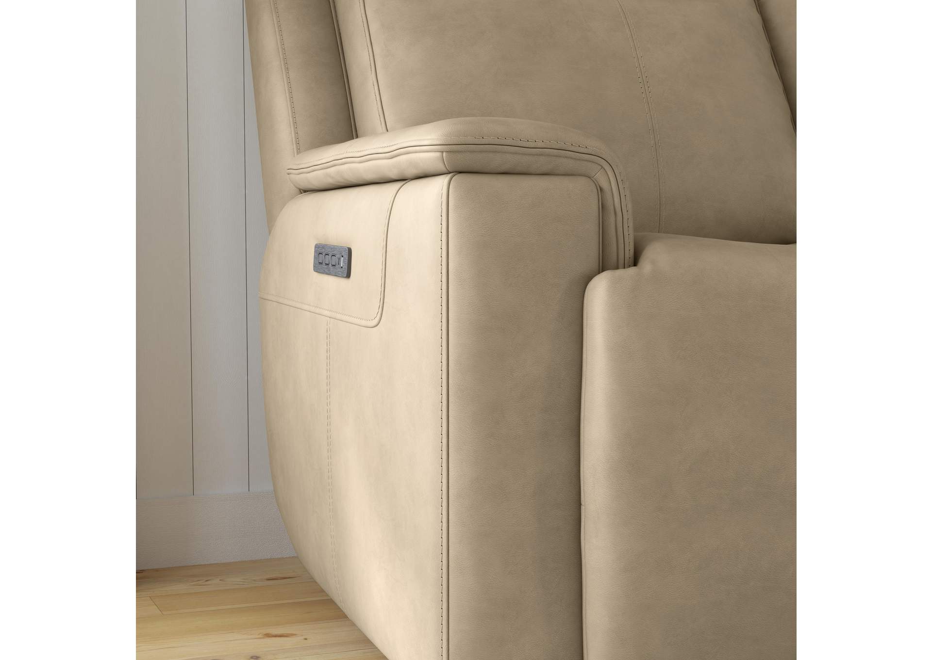 Odell Power Reclining Sofa With Power Headrests & Lumbar,Flexsteel