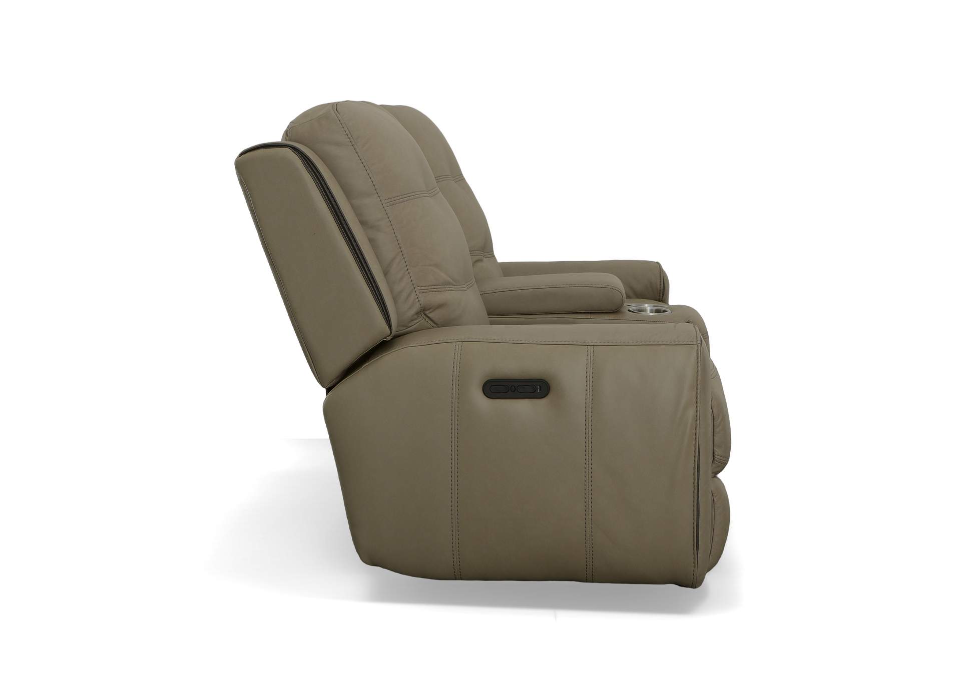 Wicklow Power Reclining Loveseat With Console & Power Headrests,Flexsteel