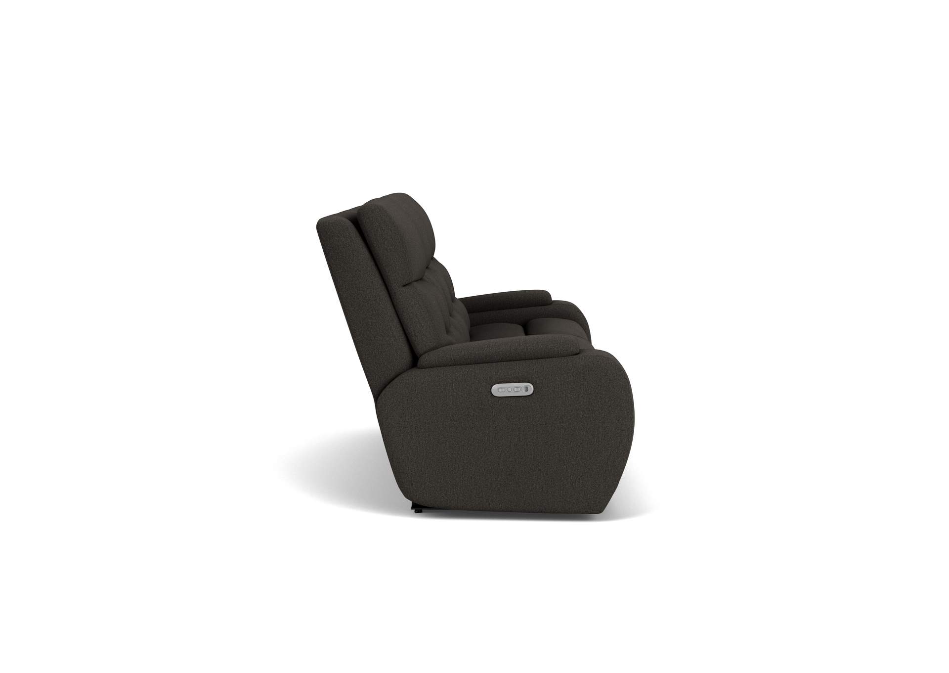 Strait Power Reclining Sofa With Power Headrests,Flexsteel