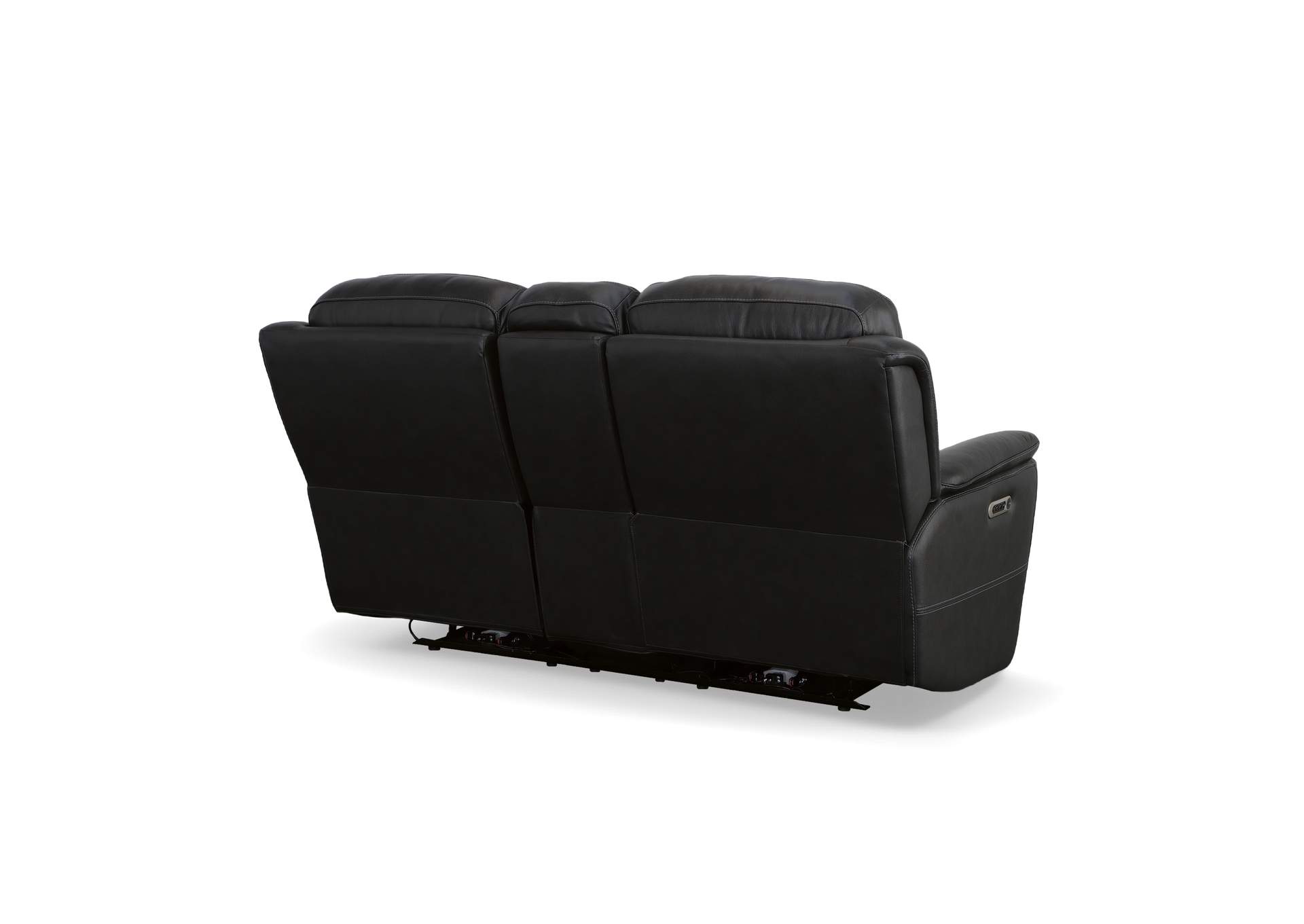 Crew Power Reclining Loveseat With Console, Power Headrests & Lumbar,Flexsteel